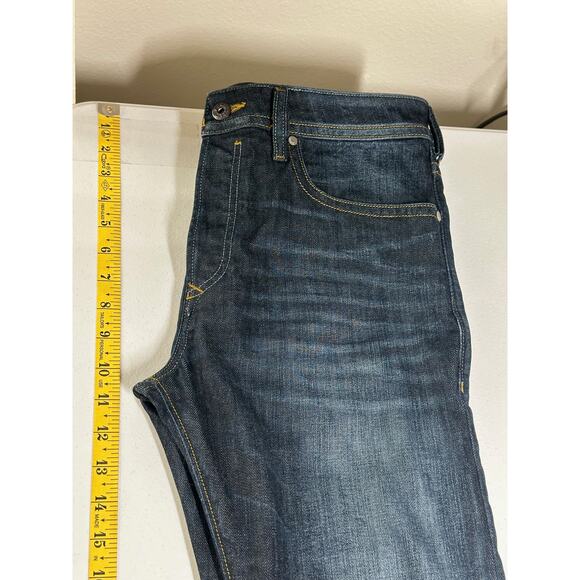 Diesel Jeans Men 30x34 Buster Regular Slim Tapered Button Fly Dark Wash Designer - Picture 12 of 13